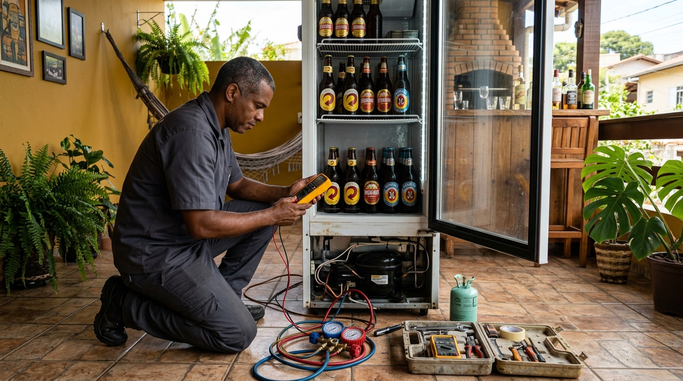 Reparo de Cervejeira Residencial em Campinas‑SP